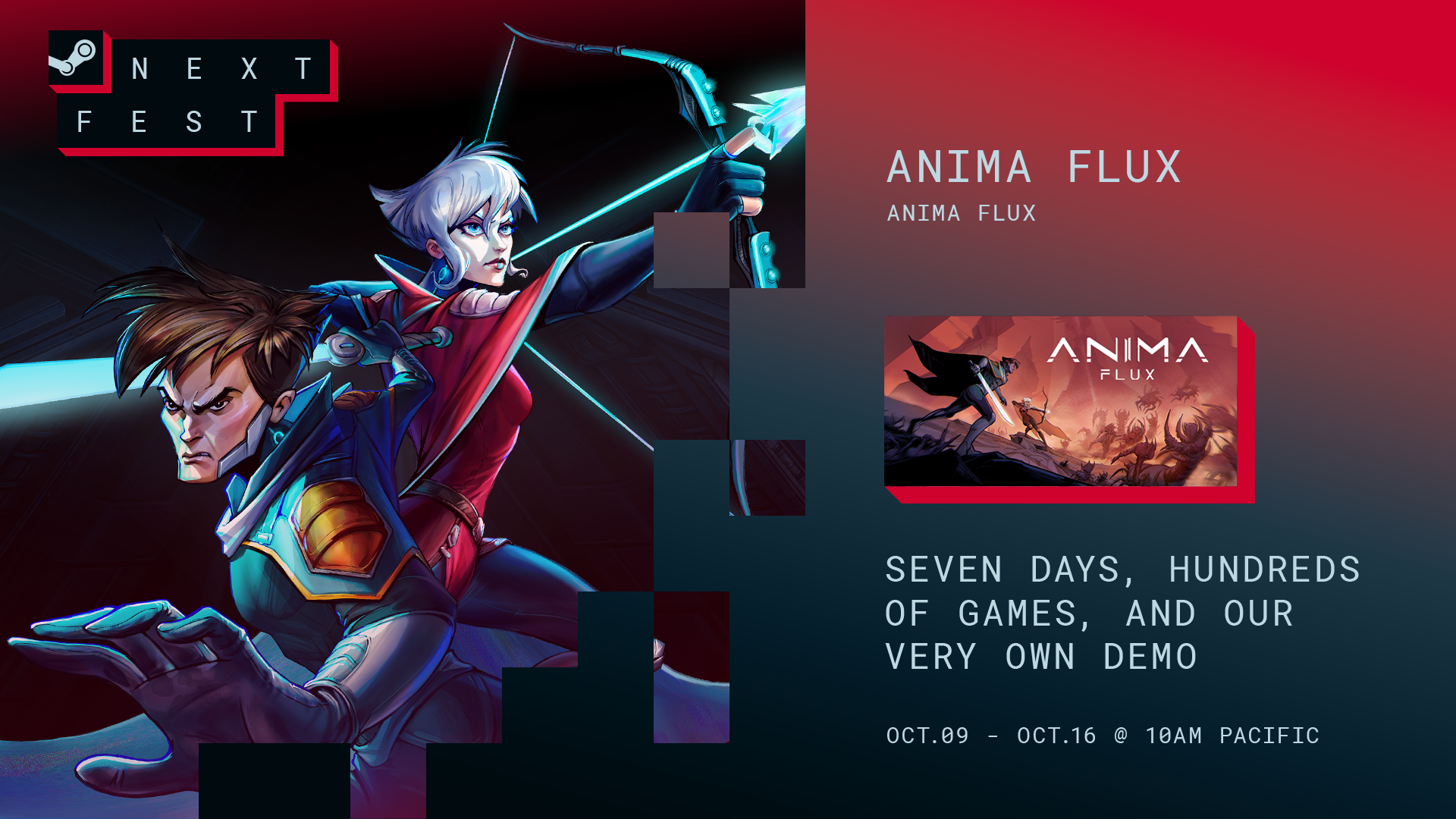 Co op game Anima Flux on Steam Next Fest!